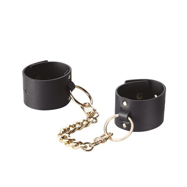 Наручники Bijoux Indiscrets MAZE — Wide Cuffs Black - зображення 1