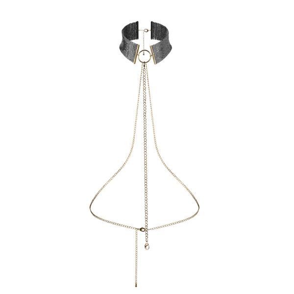 Намисто-комір Bijoux Indiscrets Desir Metallique Collar - Black - зображення 1