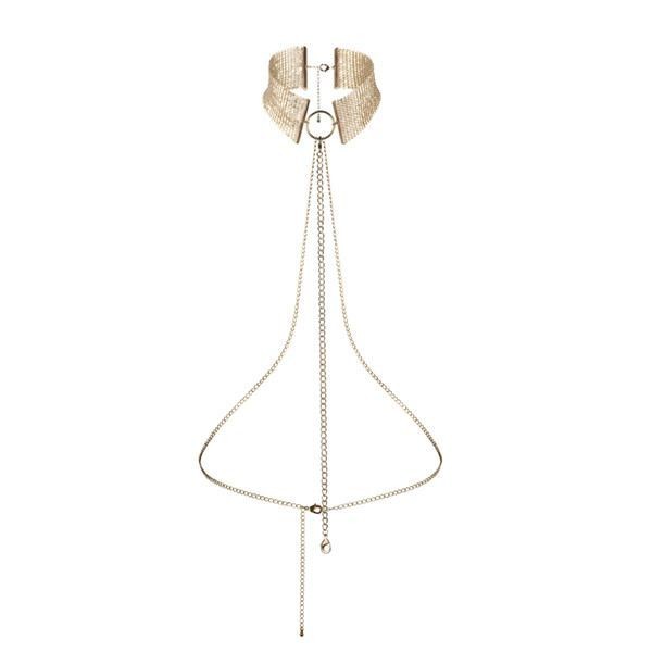 Намисто-комір Bijoux Indiscrets Desir Metallique Collar - Gold - зображення 1