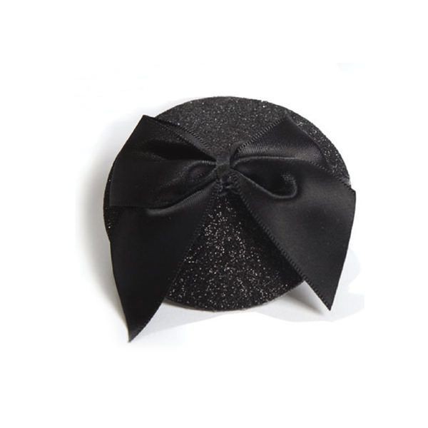 Пестіс Bijoux Indiscrets Burlesque pasties GLITTER and BOW - зображення 1