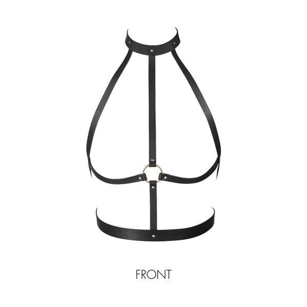 Портупея Bijoux Indiscrets MAZE — H Harness Black - зображення 1