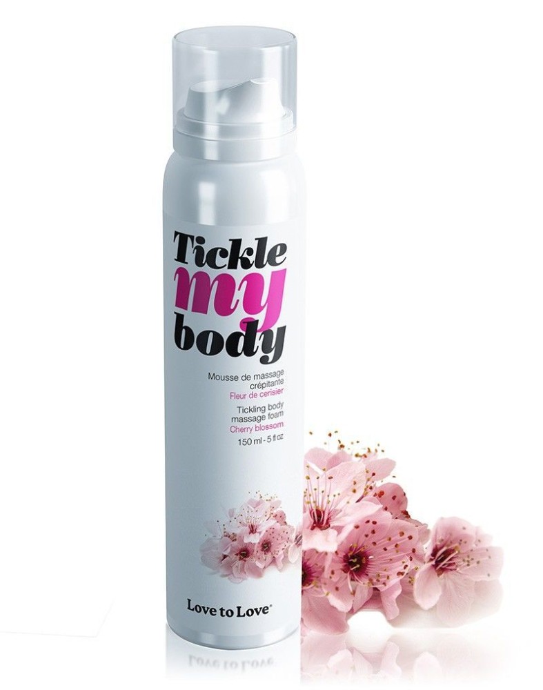Масажна піна Love To Love TICKLE MY BODY Cherry Blossom (150 мл) зволожувальна - зображення 1