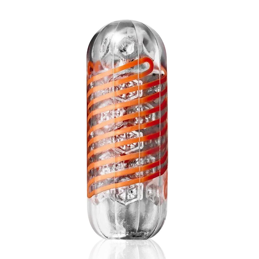 Мастурбатор Tenga Spinner 02 Hexa з пружною стимулювальною спіраллю всередині, стандартна спіраль - зображення 1
