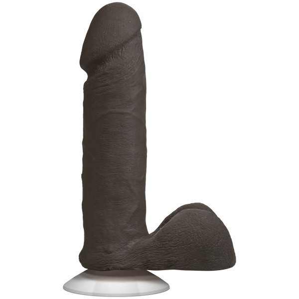Фалоімітатор Doc Johnson The Realistic Cock 6 inch Black - ULTRASKYN, Vac-U-Lock, діаметр 4,3 см - зображення 1