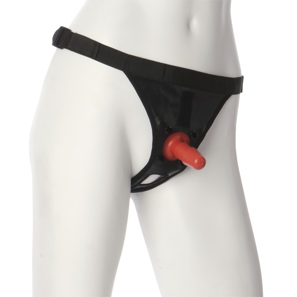 Трусики для страпону Doc Johnson Ultra Harness with Plug з кріпленням Vac-U-Lock, унісекс - зображення 1