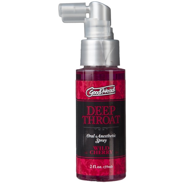 Спрей для мінету Doc Johnson GoodHead DeepThroat Spray - Wild Cherry 59 мл для глибокого мінету - зображення 1