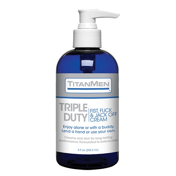 Густа змазка для фістингу Doc Johnson TitanMen - Triple Duty (240 г) - зображення 1