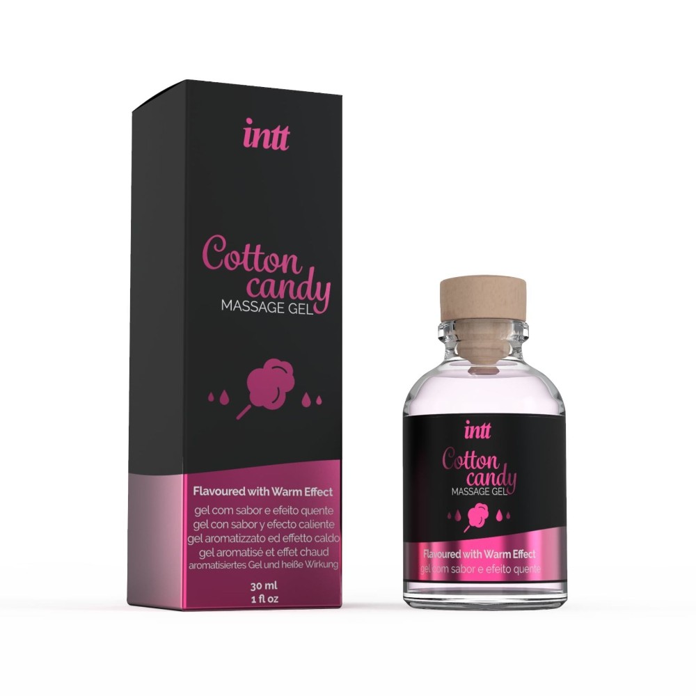 Масажний гель для інтимних зон Intt Cotton Candy (30 мл) розігрівальний - зображення 1