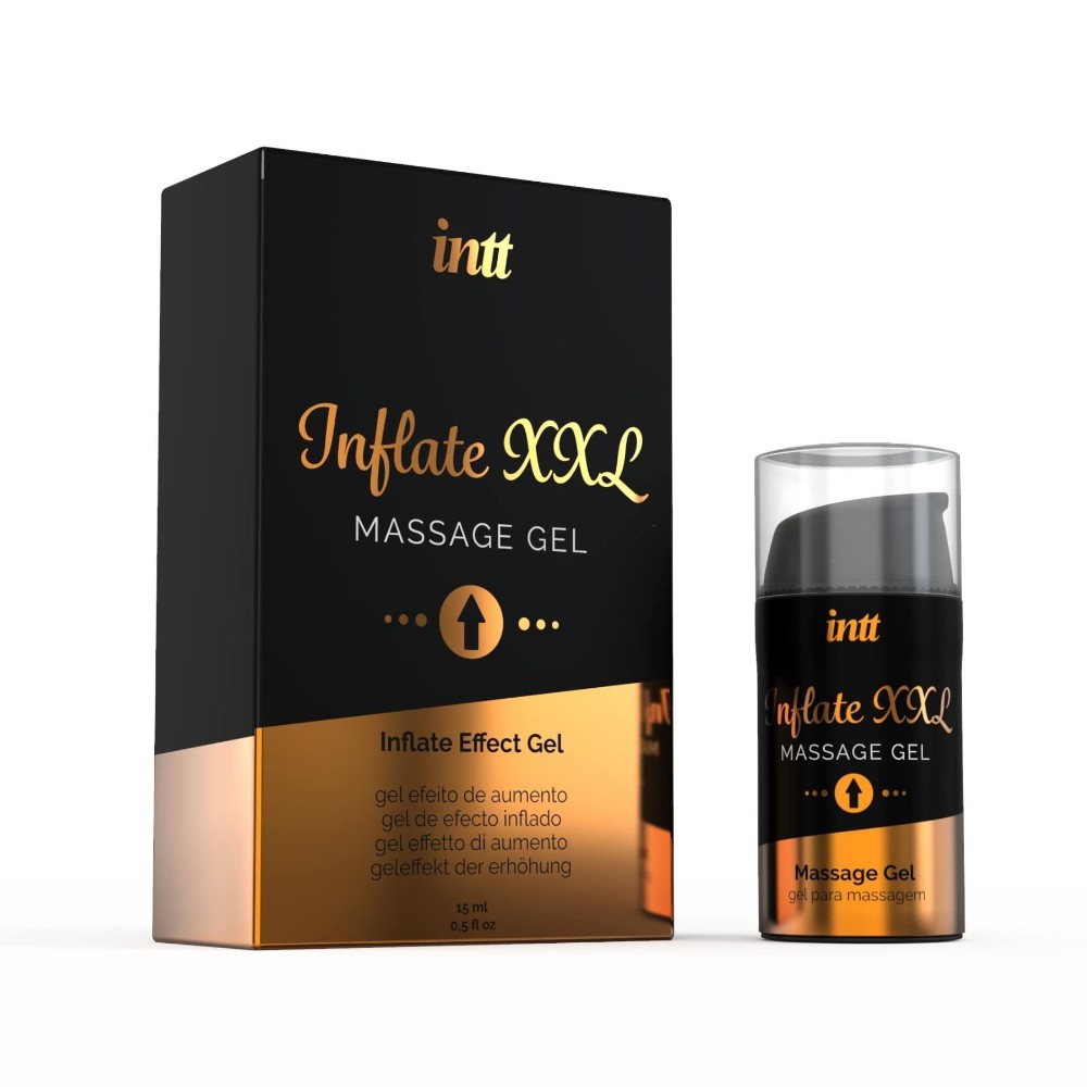Гель для стимуляції члена Intt Inflate XXL (15 мл) зі смаком кориці, підсилює збудження - зображення 1