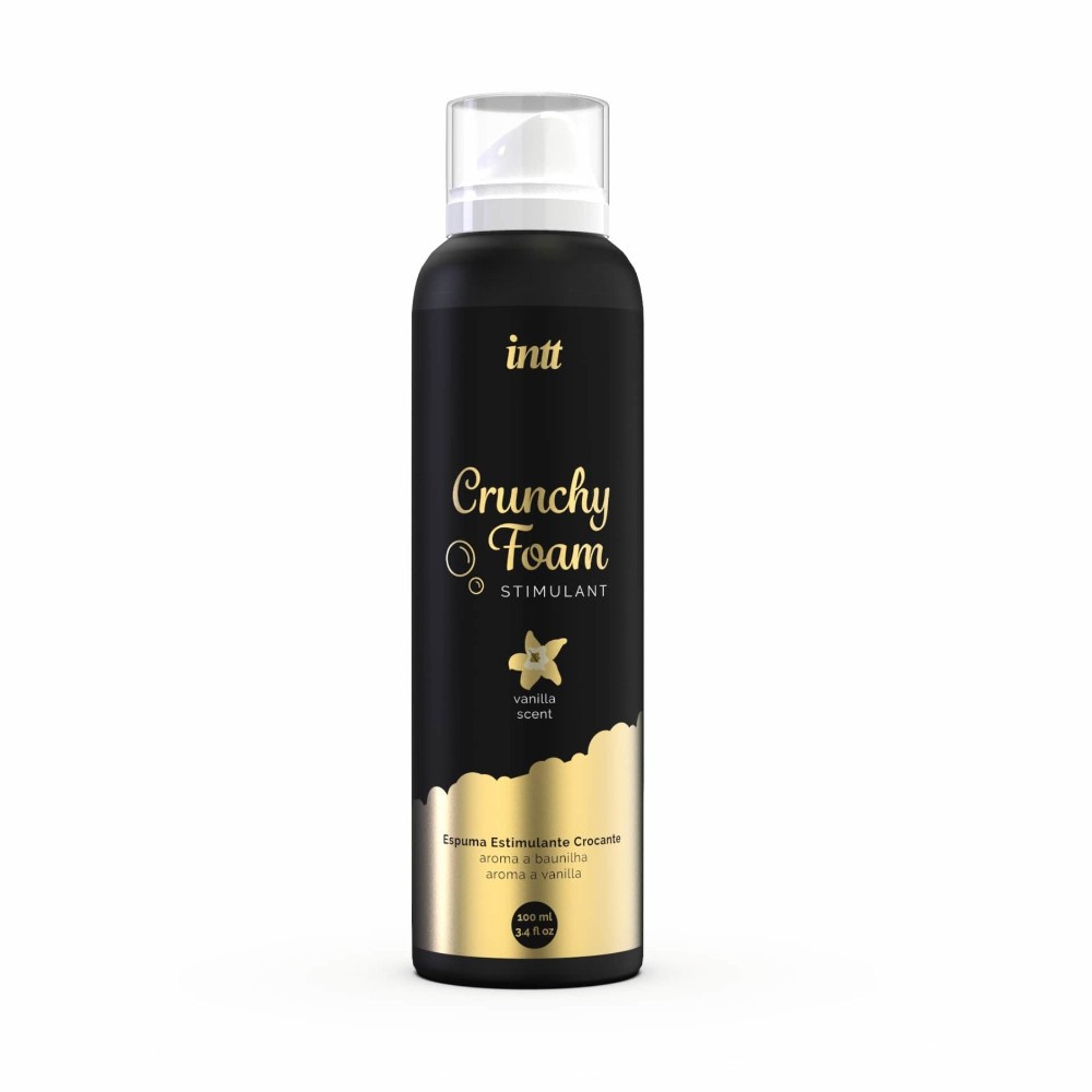 Преміум масажна піна Intt Crunchy Foam - Vanilla (150 мл) екстразволожувальна - зображення 1