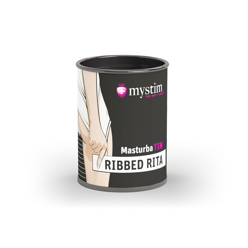 Мастурбатор-яйце Mystim MasturbaTIN Ribbed Rita - зображення 1