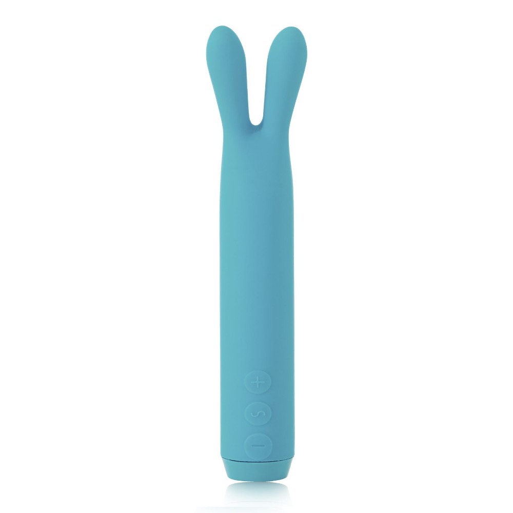 Вібратор з вушками Je Joue - Rabbit Bullet Vibrator Teal, глибока вібрація - зображення 1