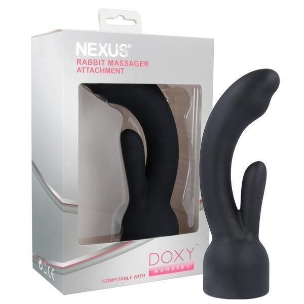 Насадка для вібромасажера Doxy Number 3 - Nexus Rabbit Massager у вигляді вібратора-кролика - зображення 1