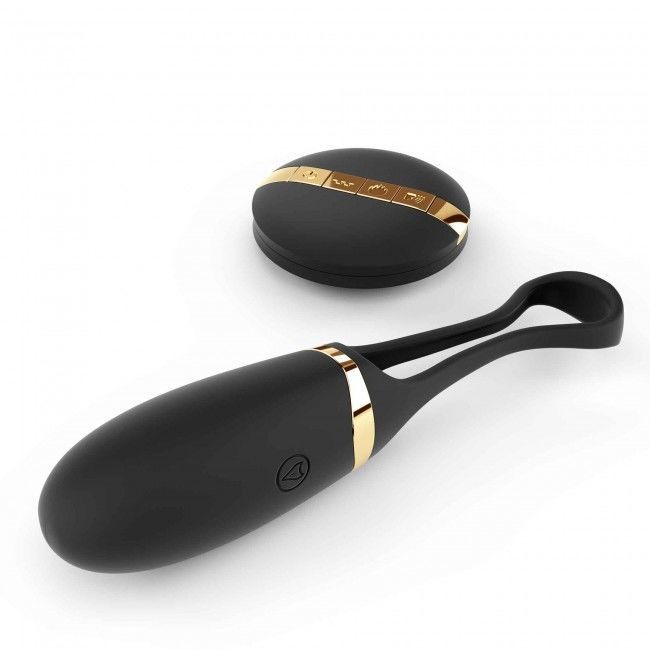 Виброяйце Dorcel Secret Delight Gold з пультом ДК, з турборежимом і голосовим керуванням - зображення 1