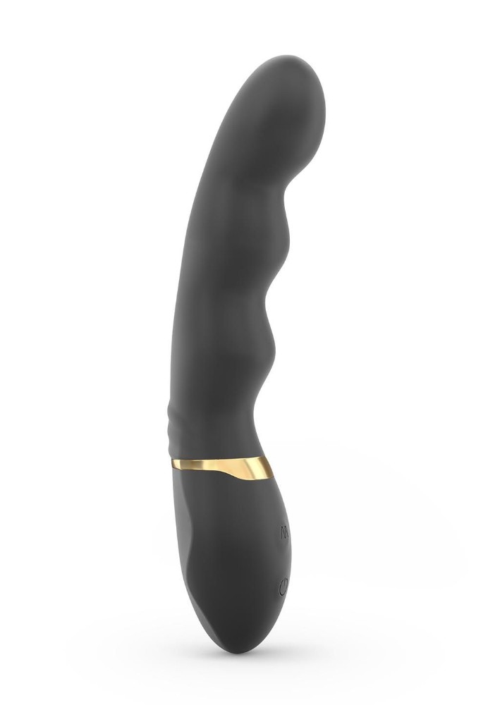 Вібратор ультрастимулювальний Dorcel Too Much Rechargeable Black, гнучкий і потужний, 3 вібромотори - зображення 1