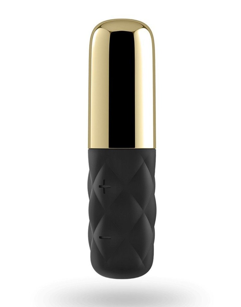 Потужний мінівібратор Satisfyer Sparkling Darling Gold зі знімним ковпачком, 16 режимів роботи - зображення 1