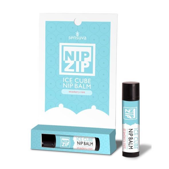 Стимулювальний бальзам для сосків Sensuva – Nip Zip Strawberry Mint (4 г) охолоджувальний - зображення 1