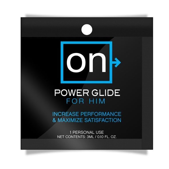 Пробник стимулювального гелю Sensuva - ON Power Glide For Him (6 мл) для суперерекції - зображення 1