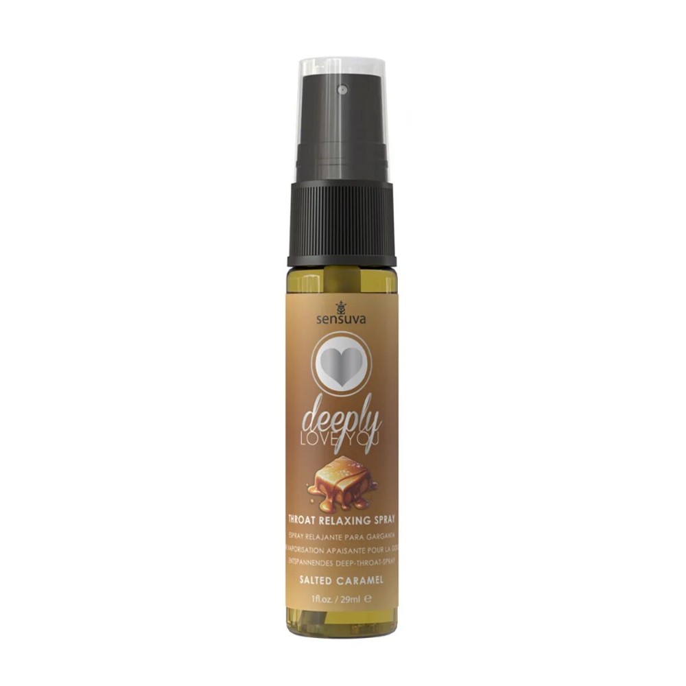 Спрей для мінету Sensuva Deeply Love You Salted Caramel (29 мл), для глибокого мінету - зображення 1