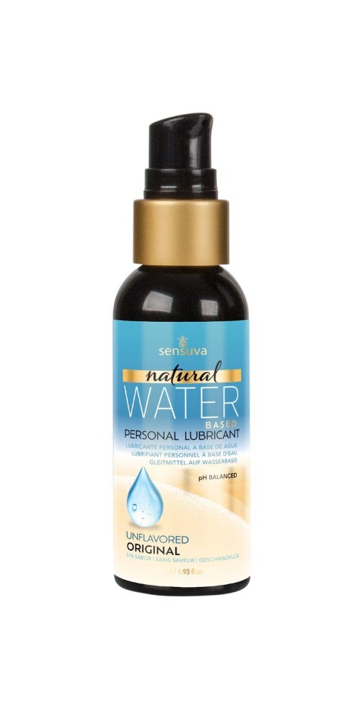 Лубрикант на водній основі Sensuva Natural Water-Based (57 мл), без гліцерину та парабенів - зображення 1