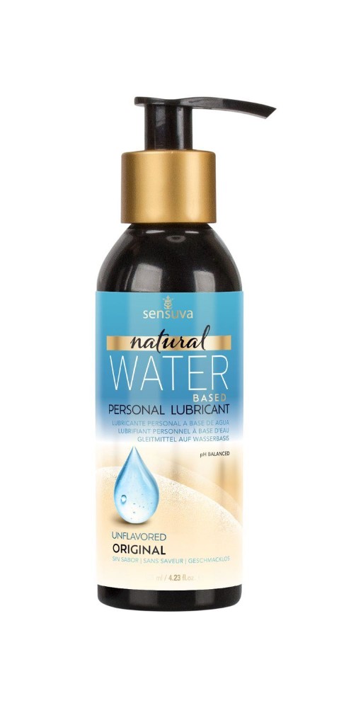 Лубрикант на водній основі Sensuva Natural Water-Based (125 мл), без гліцерину та парабенів - зображення 1