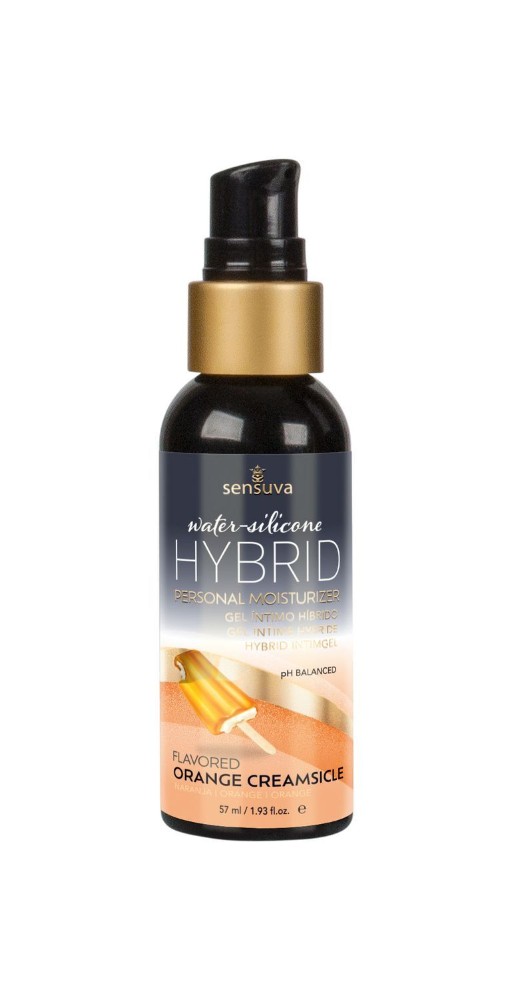 Змазка водно-силіконова Sensuva Hybrid Orange Creamsicle 57мл без цукру, можна для оральних пестощів - зображення 1