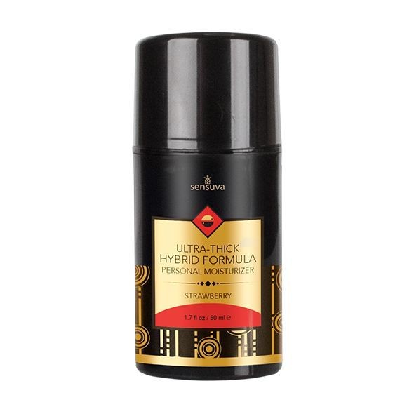 Густий крем-змазка на гібридній основі Sensuva UltraThick Hybrid Formula Strawberry (100 мл) - зображення 1