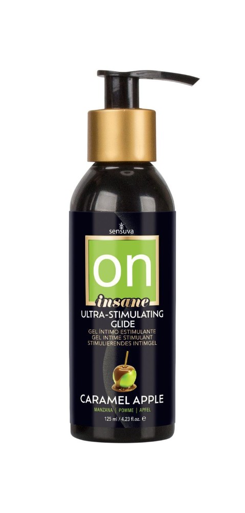 Збуджувальна змазка на гібридній основі Sensuva  Ultra-Stimulating On Insane Caramel Apple (125 мл) - зображення 1