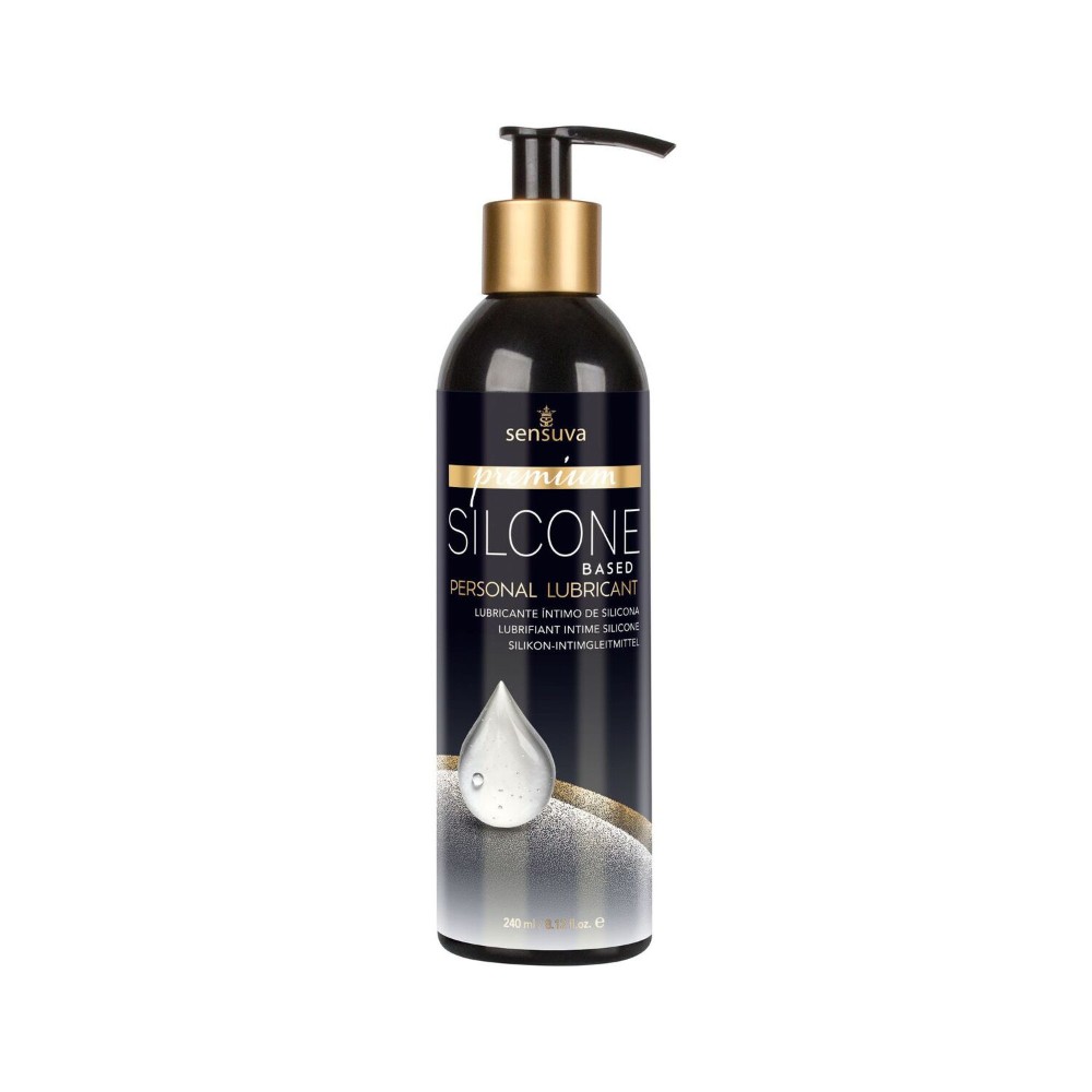 Силіконова змазка Sensuva Premium Silicone (240 мл), без гліцерину, парабенів і ментолу - зображення 1
