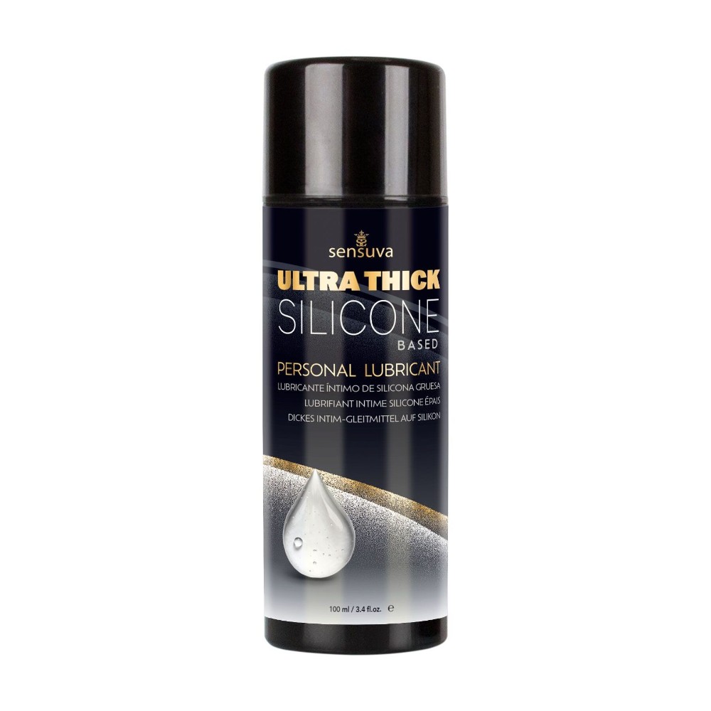 Густа силіконова змазка Sensuva UltraThick Silicone (100 мл) без гліцерину, парабенів і ментолу - зображення 1