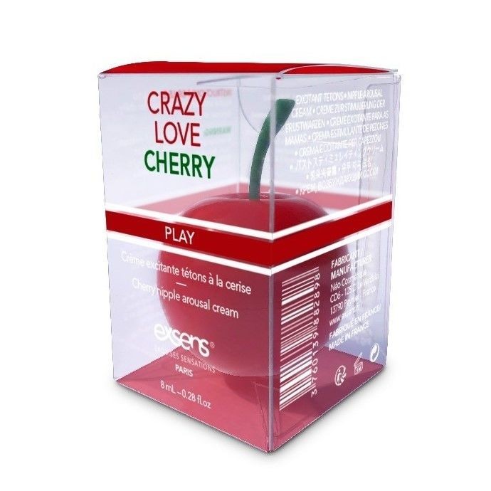 Збуджувальний крем для сосків EXSENS Crazy Love Cherry (8 мл) з жожоба та олією ши, їстівний - зображення 1