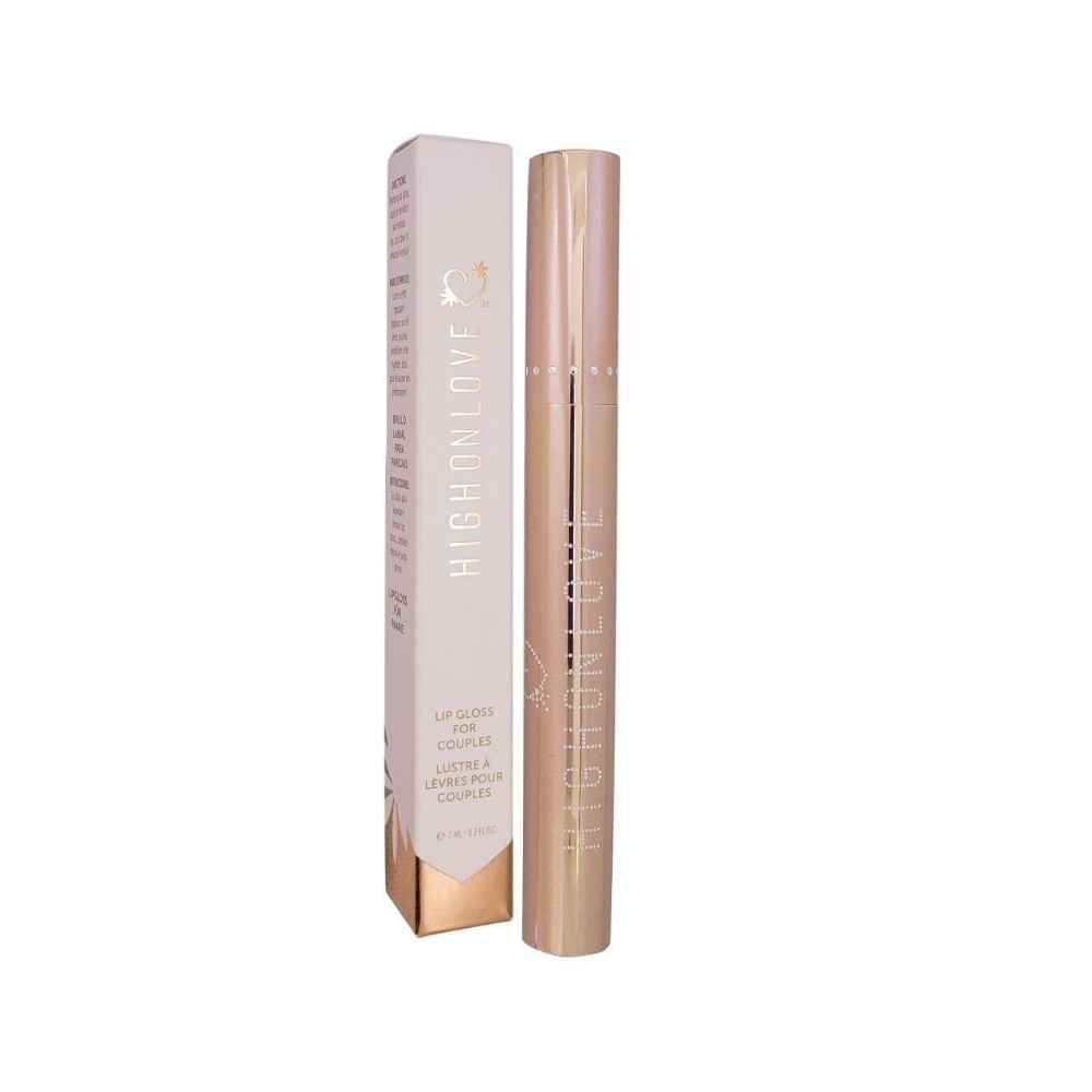 Стимулюючий блиск для губ HighOnLove - Couples Lip Gloss (7 мл) з ефектом вібрації, холод-тепло - зображення 1