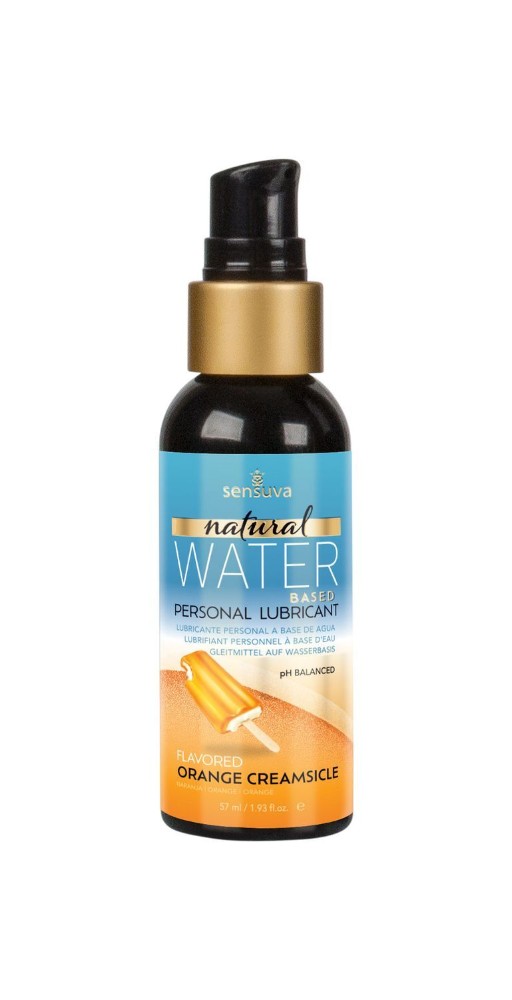Змазка на водній основі Sensuva Natural WaterBased Orange Creamsicle 57 мл без гліцерину і парабенів - зображення 1