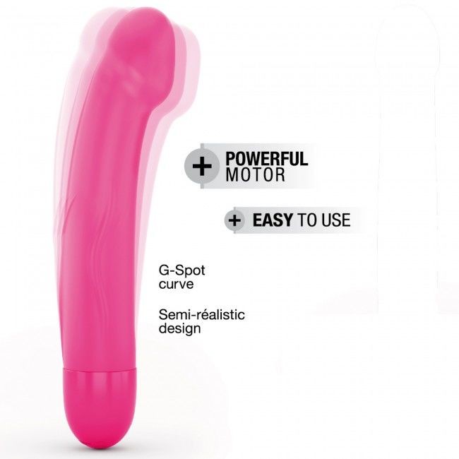 Вібратор Dorcel Real Vibration M Magenta 2.0, діаметр 3,7см, перезаряджається, для точки G - зображення 1