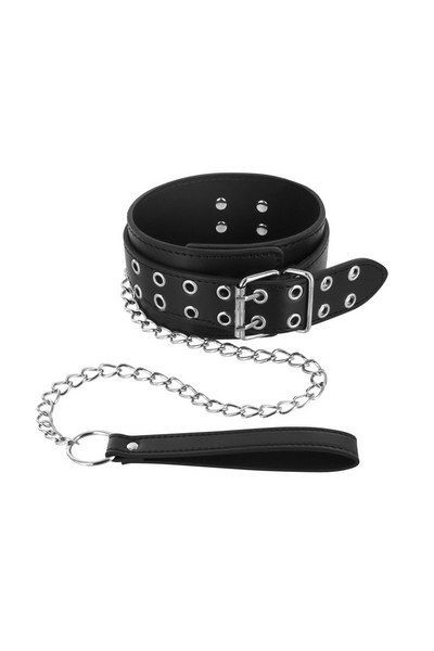 Нашийник з повідцем Fetish Tentation Eyalets and Leash - зображення 1