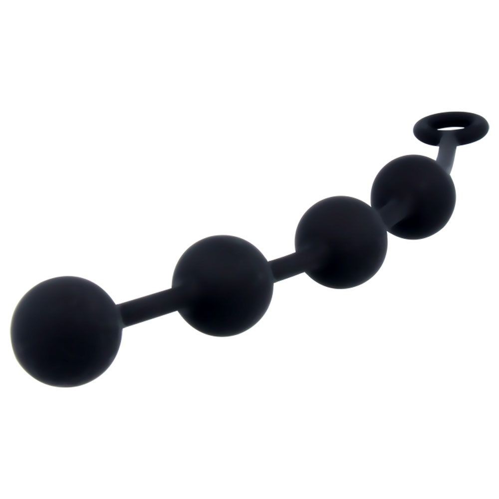 Анальні кульки Nexus Excite Large Anal Beads, силікон, макс. діаметр 3 см - зображення 1
