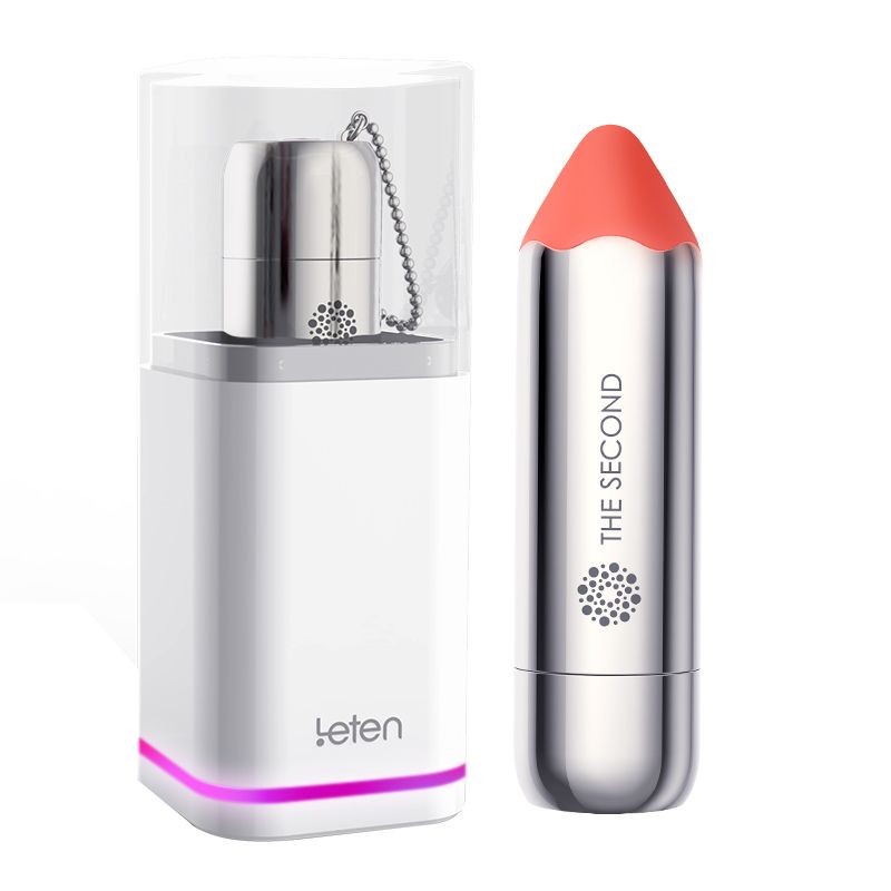 Віброкуля Leten The Second scented orange з індукційною зарядкою, водонепроникна, дуже потужна - зображення 1