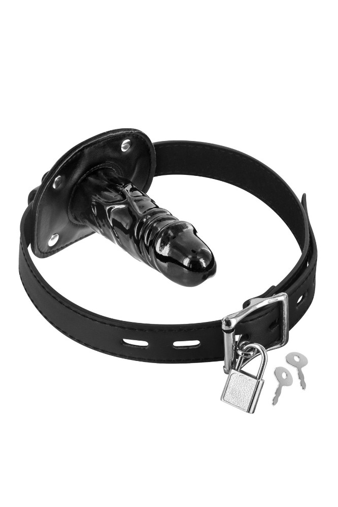 Кляп з великим фаллоімітатором Fetish Tentation Penis Gag T2 - зображення 1