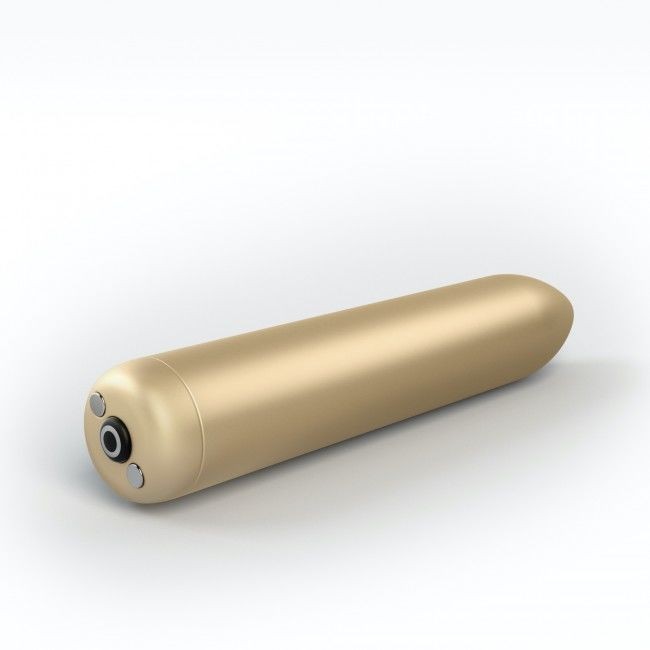 Перезаряджувана віброкуля Dorcel Rocket Bullet Gold - зображення 1