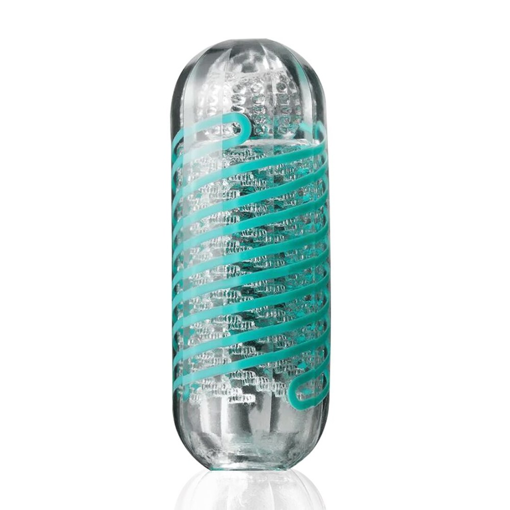 Мастурбатор Tenga Spinner 04 Pixel з пружною стимулювальною спіраллю всередині - зображення 1