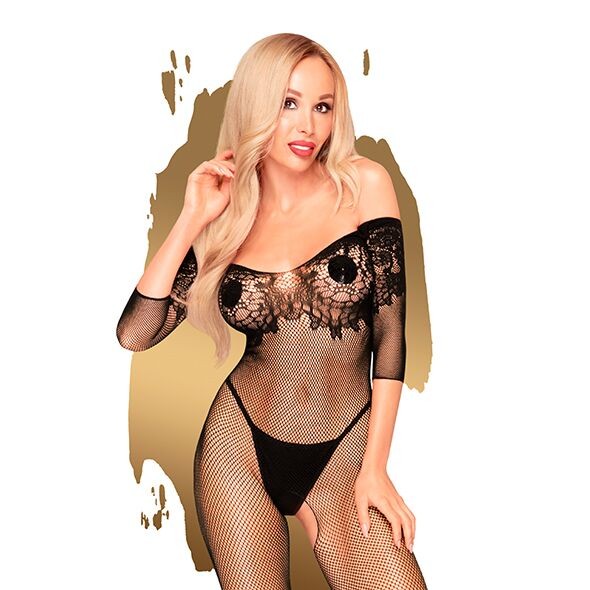 Бодістокінг з імітацією ліфа Penthouse - High Profile Black S/L - зображення 1