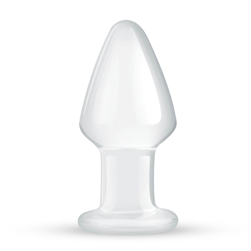 Скляна анальна пробка Gildo Glass Buttplug No. 25 - зображення 1