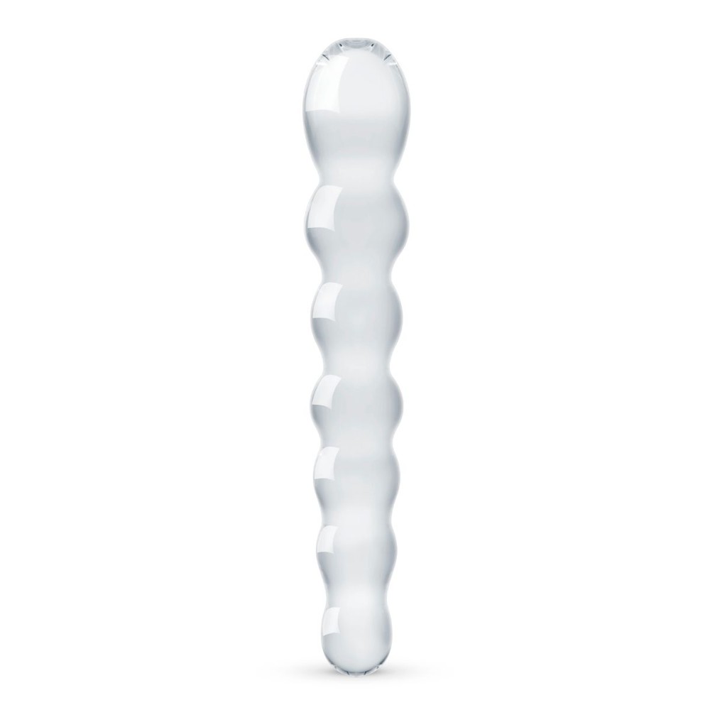 Скляний дилдо у вигляді намистин Gildo Glass Dildo No. 19 - зображення 1