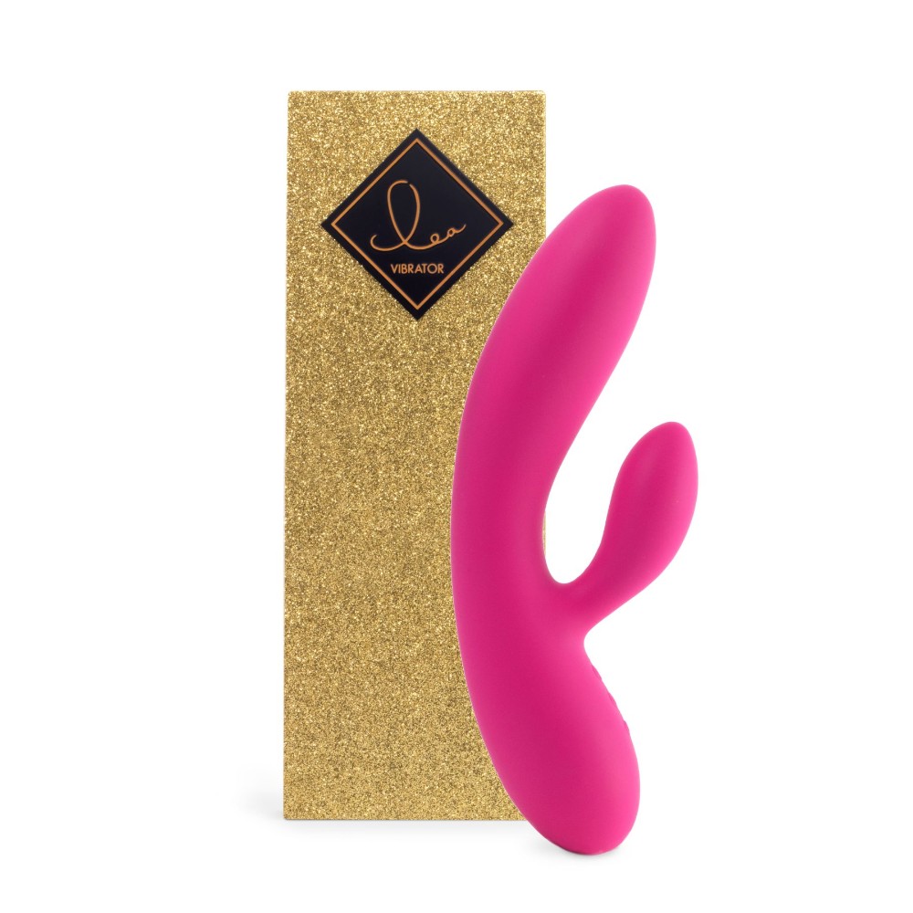 Гнучкий вібратор кролик з двома моторами FeelzToys Lea Rabbit Vibrator Rubine Red - зображення 1