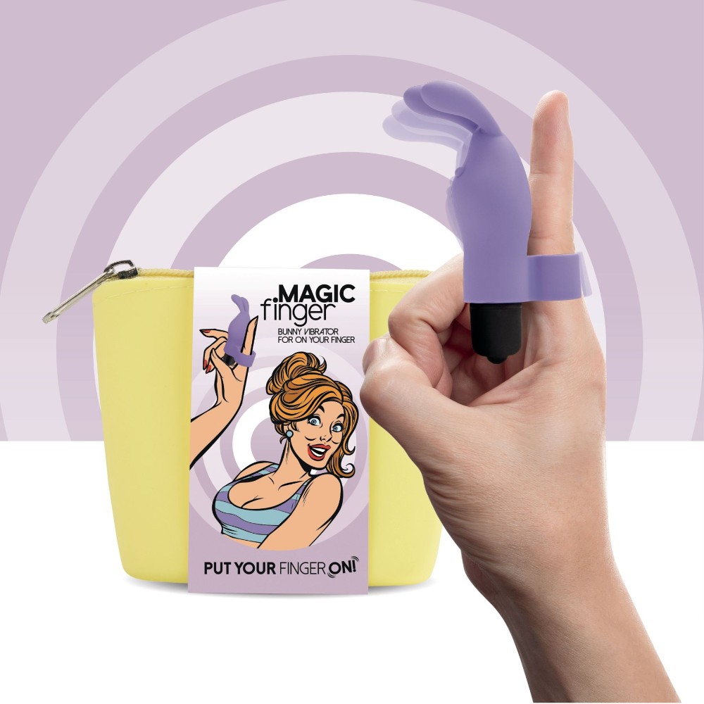Вібратор на палець FeelzToys Magic Finger Vibrator Purple - зображення 1