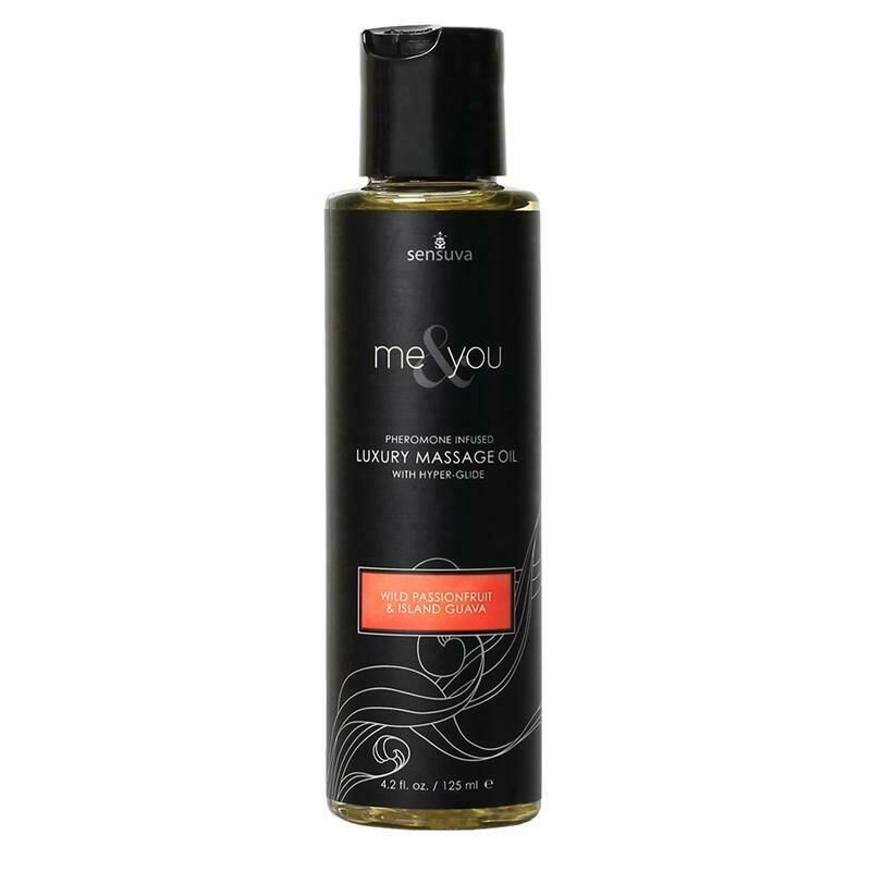 Масажна олія Sensuva Me&You Wild Passion Fruit & Island Guava (125 мл) з феромонами - зображення 1