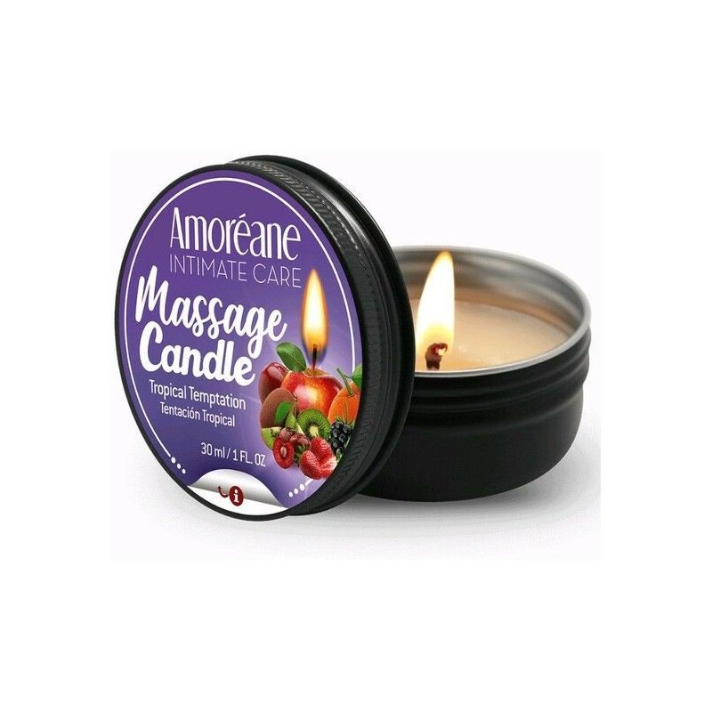 Масажна свічка "Тропічна спокуса" Amoreane Tropical Temptation (30 мл) - зображення 1