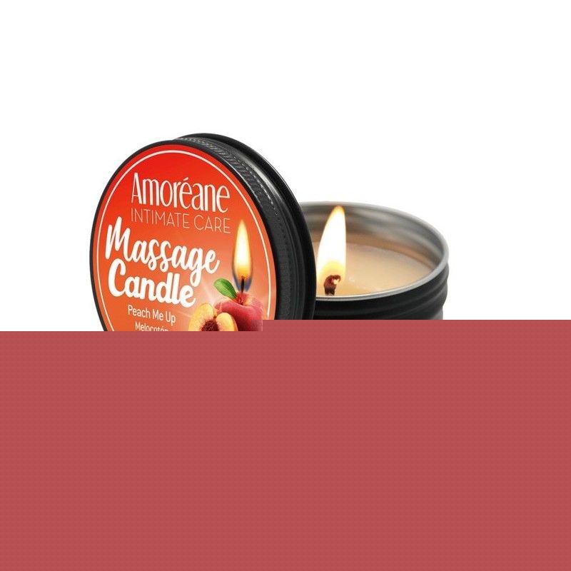 Масажна свічка "Спокусливий персик" Amoreane Peach Me Up (30 мл) - зображення 1