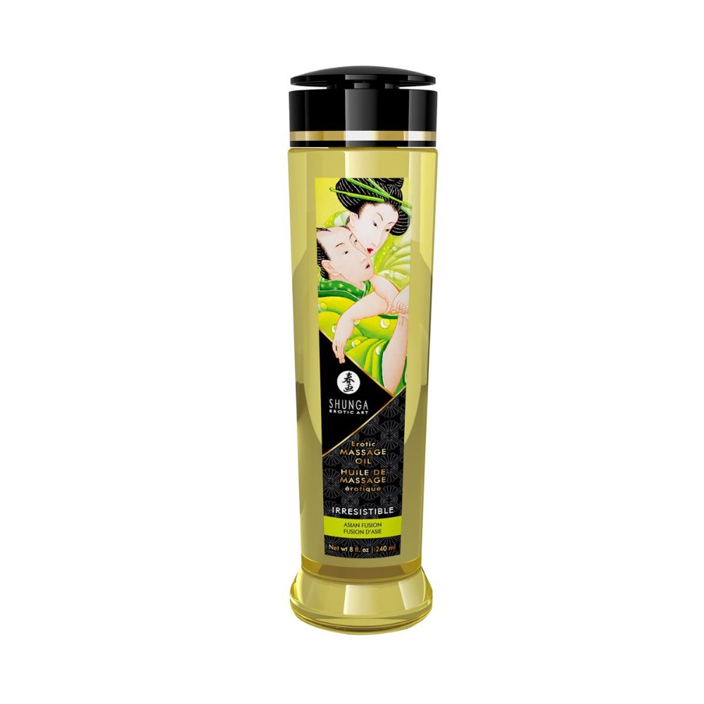 Масажна олія Shunga Irresistible – Asian Fusion (240 мл) натуральна зволожувальна - зображення 1