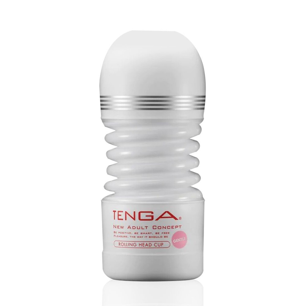 Мастурбатор Tenga Rolling Head Cup Gentle з інтенсивною стимуляцією головки - зображення 1